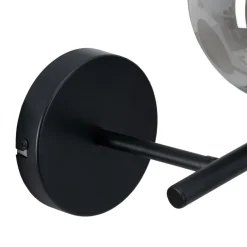 Banak Pâtes Appliquées murales en métal et verre