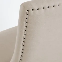 Banak Pack 2 chaises bimba rembourrée beige