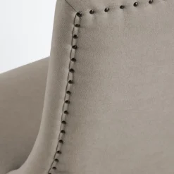 Banak Pack 4 chaises bimba rembourrée gris