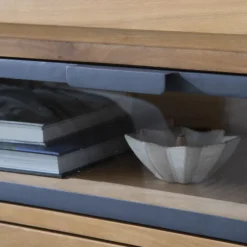 Banak Parma Commode en bois massif de manguier et métal