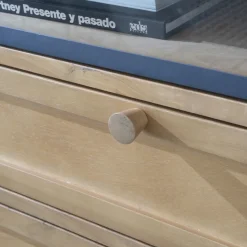 Banak Parma Commode en bois massif de manguier et métal