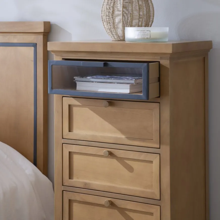 Banak Parma Commode en bois massif de manguier et métal