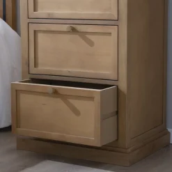 Banak Parma Commode en bois massif de manguier et métal