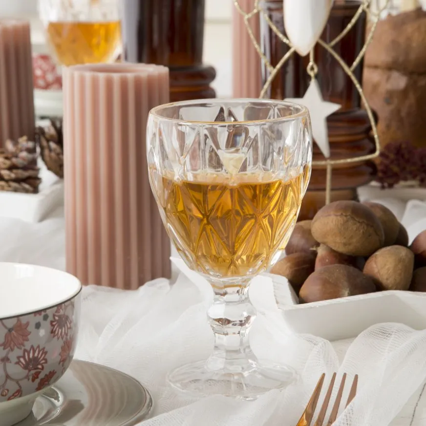 Banak Parties Verre à pied en cristal de 240 ml