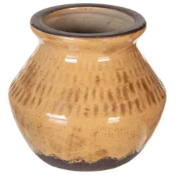 Banak Poda Vase marron céramique décoration