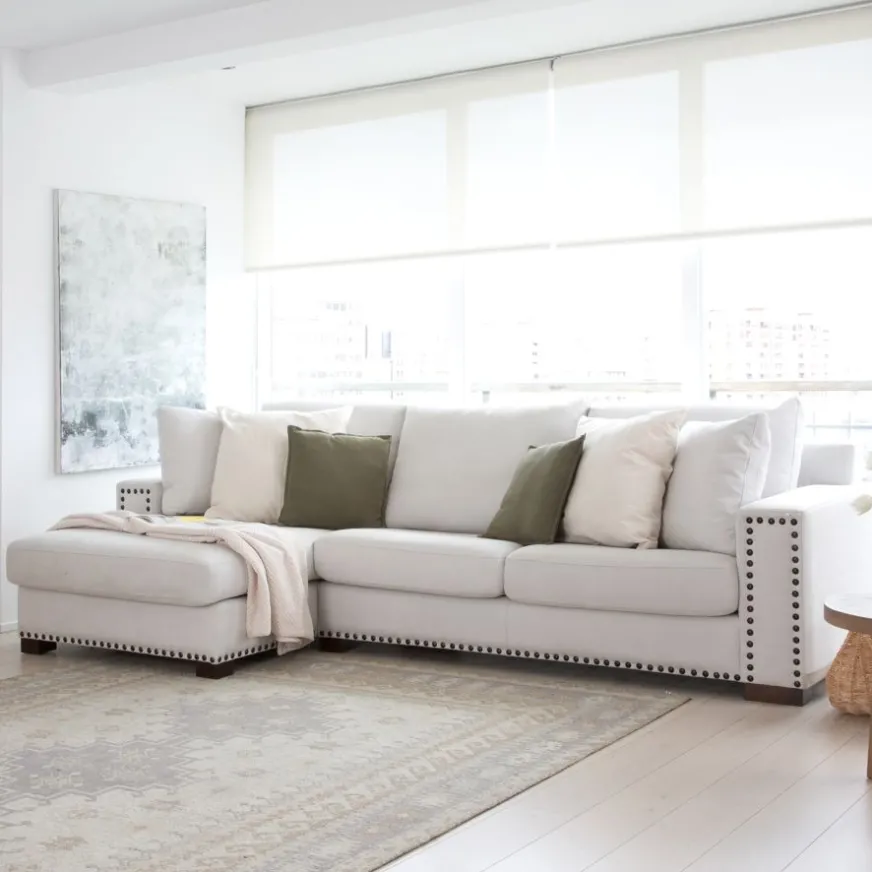 Banak Rabat Canapé d'angle gauche 4 places