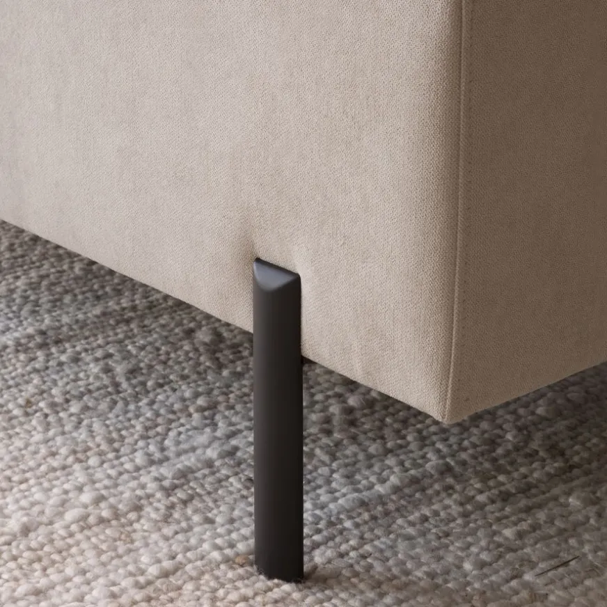 Banak Raisa Banc avec coffre de rangement rembourré