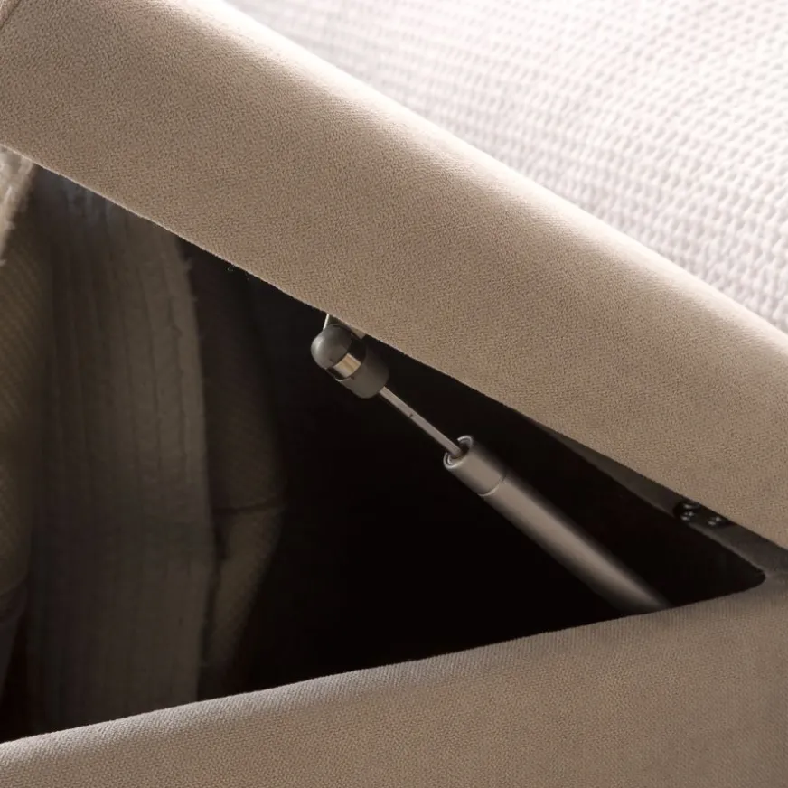 Banak Raisa Banc avec coffre de rangement rembourré