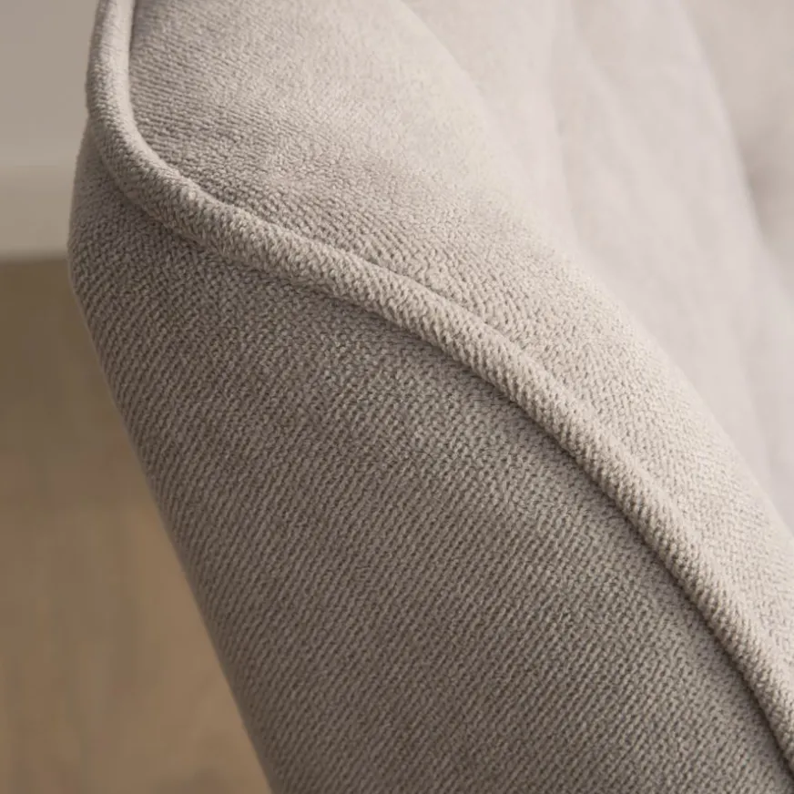 Banak Reine Fauteuil gris perle