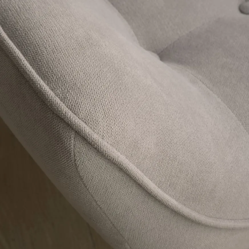 Banak Reine Fauteuil gris perle