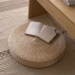 Banak Remas Coussin de sol en fibre naturelle