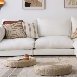 Banak Remas Coussin de sol en fibre naturelle