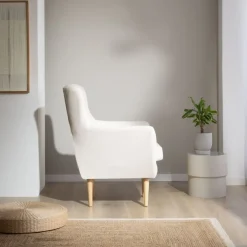 Banak Riva Fauteuil blanc