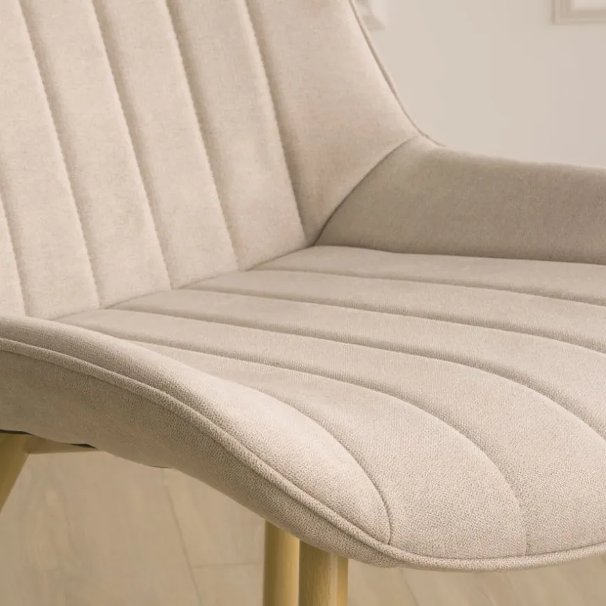 Banak Roma Chaise rembourrée beige
