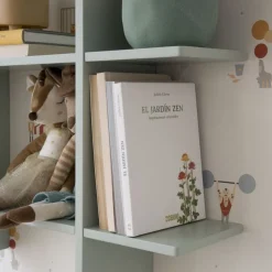 Enfant Banak Rony étagère murale en bois de couleur vert d'eau