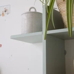Enfant Banak Rony étagère murale en bois de couleur vert d'eau