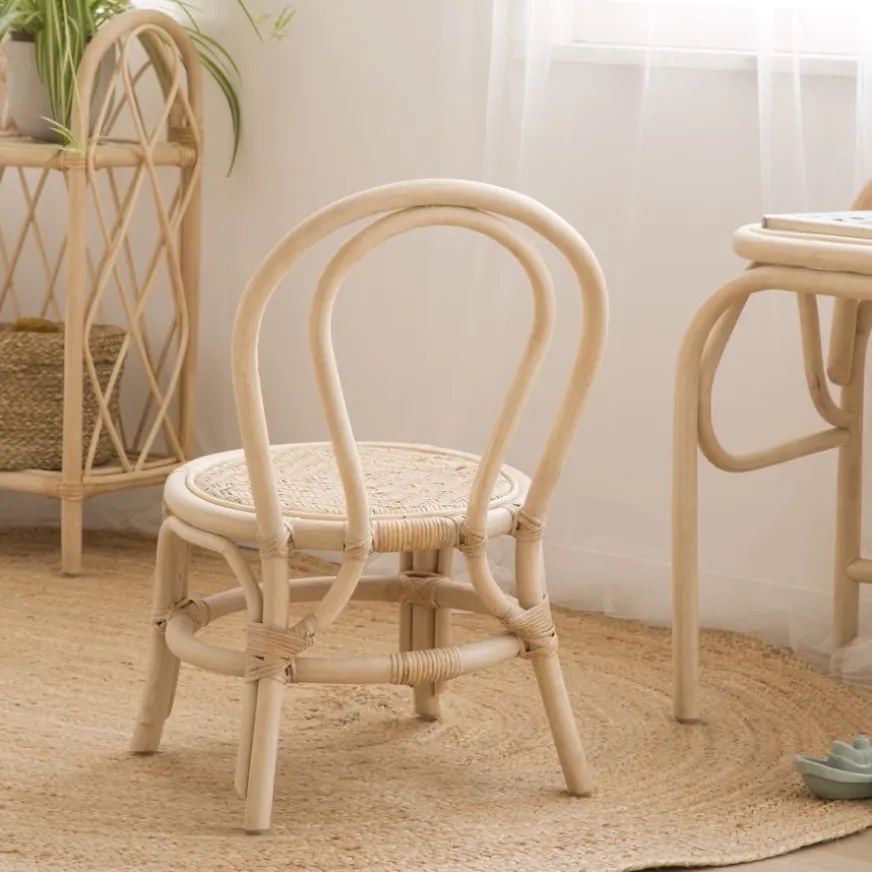 Enfant Banak Scooby Chaise enfant en rotin