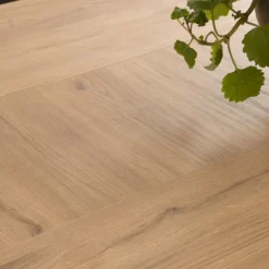 Banak Selena Table à manger rectangulaire extensible 140/200 en couleur naturelle