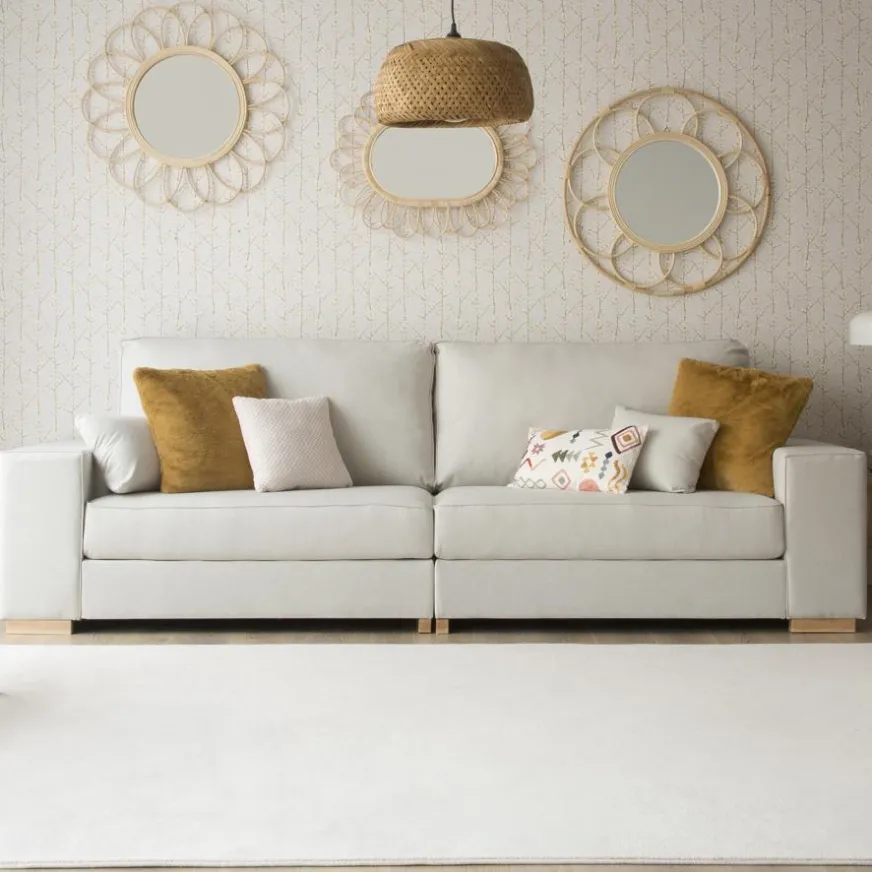 Banak Shane Canapé 4 places beige