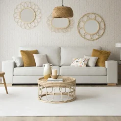 Banak Shane Canapé 4 places beige