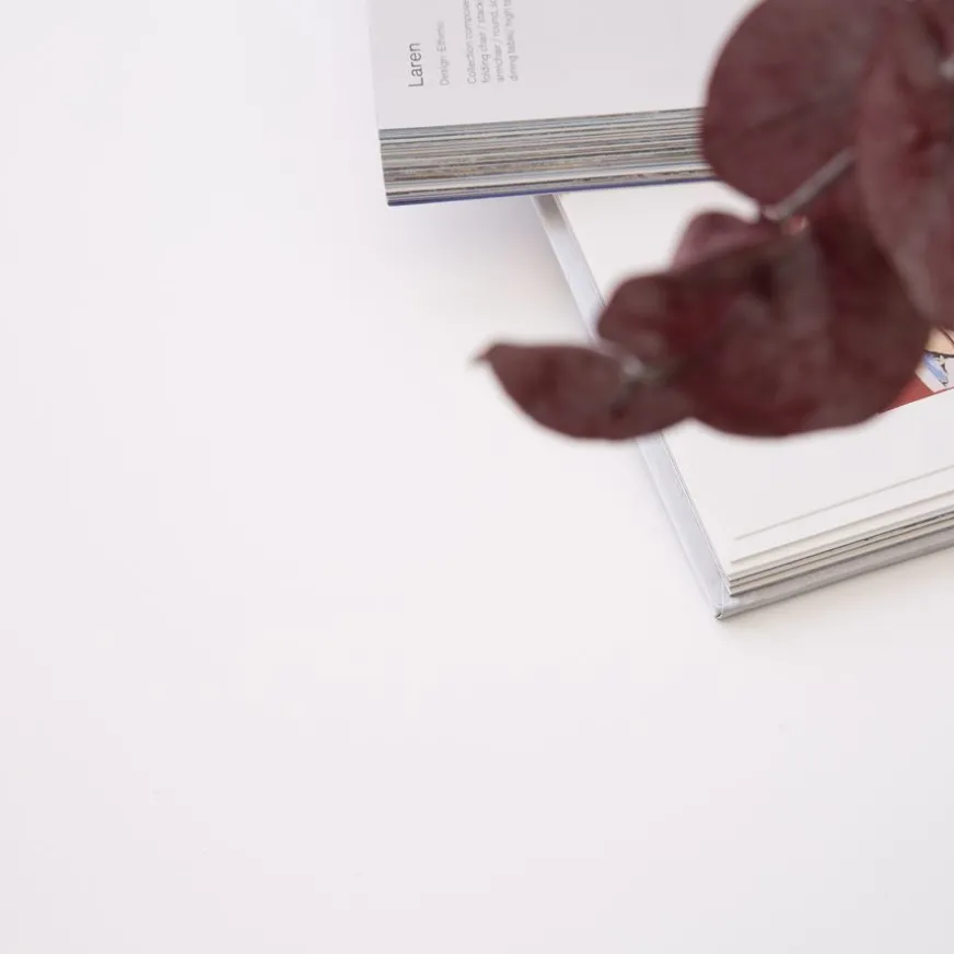 Banak Sisal Table basse en bois laqué blanc