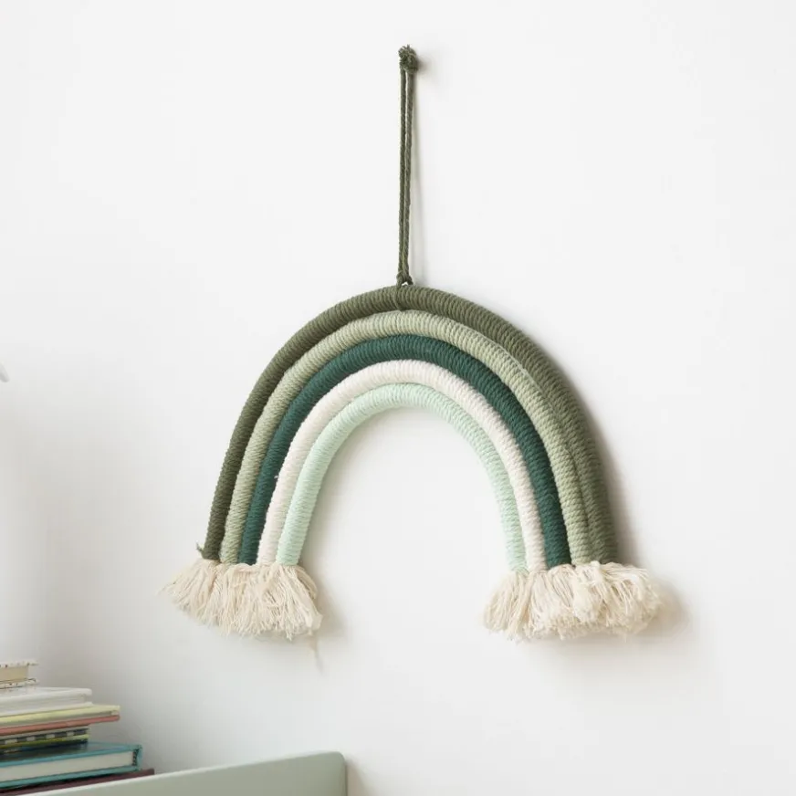 Enfant Banak Sky Arc-en-ciel suspendu doux rêves vert