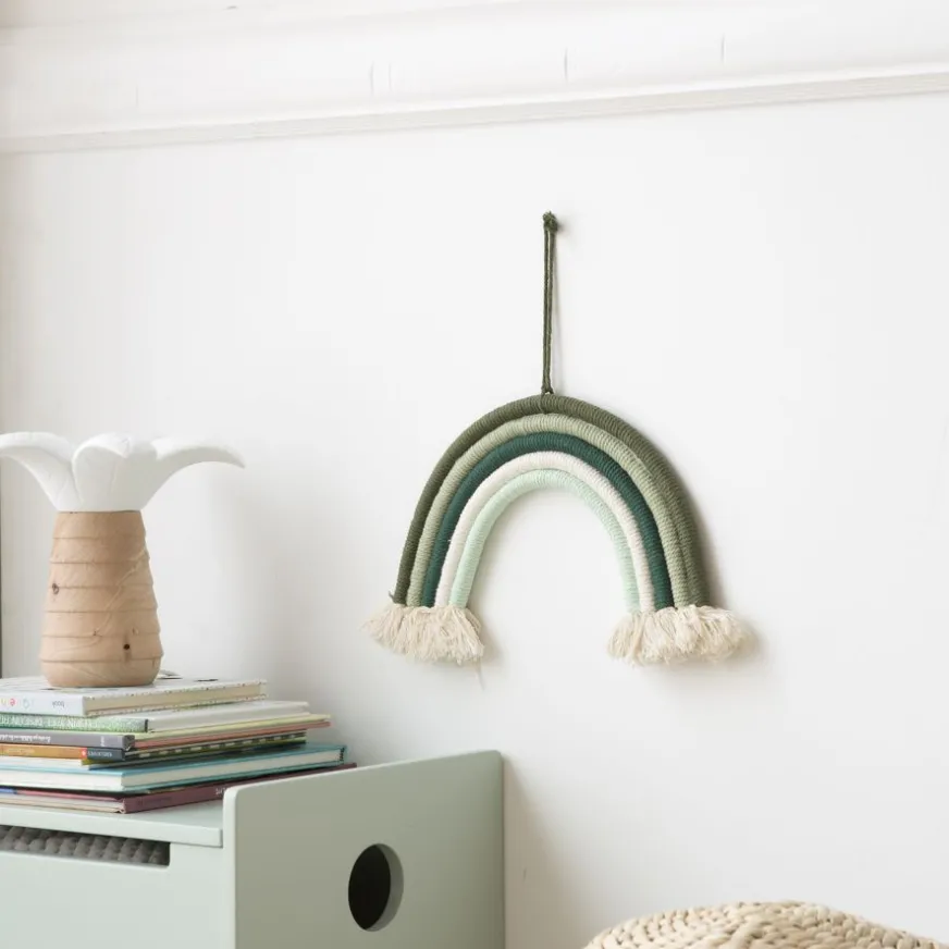 Enfant Banak Sky Arc-en-ciel suspendu doux rêves vert