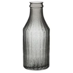 Banak Taja Vase gris en verre décoration