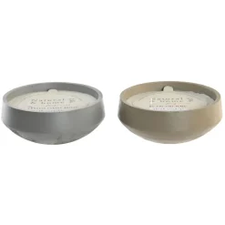 Banak Taman Sort de 2 bougies en ciment et en cire