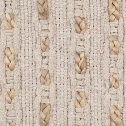 Banak Taska Tapis de salon en jute et coton