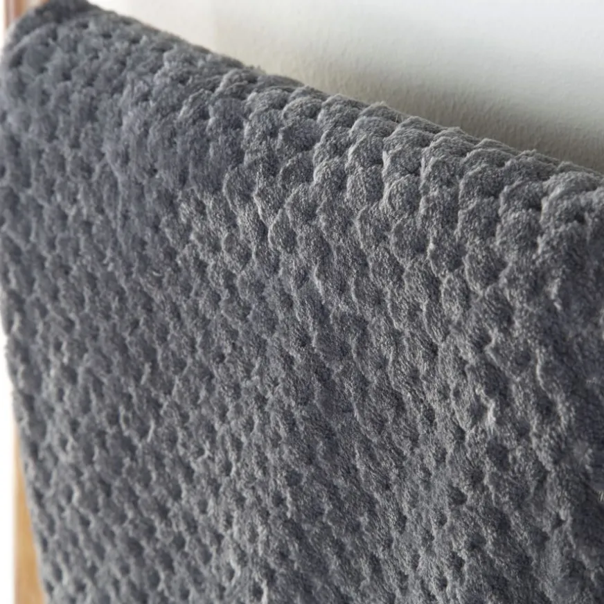 Banak Titta Plaid échecs athracite 130x170