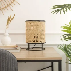 Banak Toke Lampe de table noire