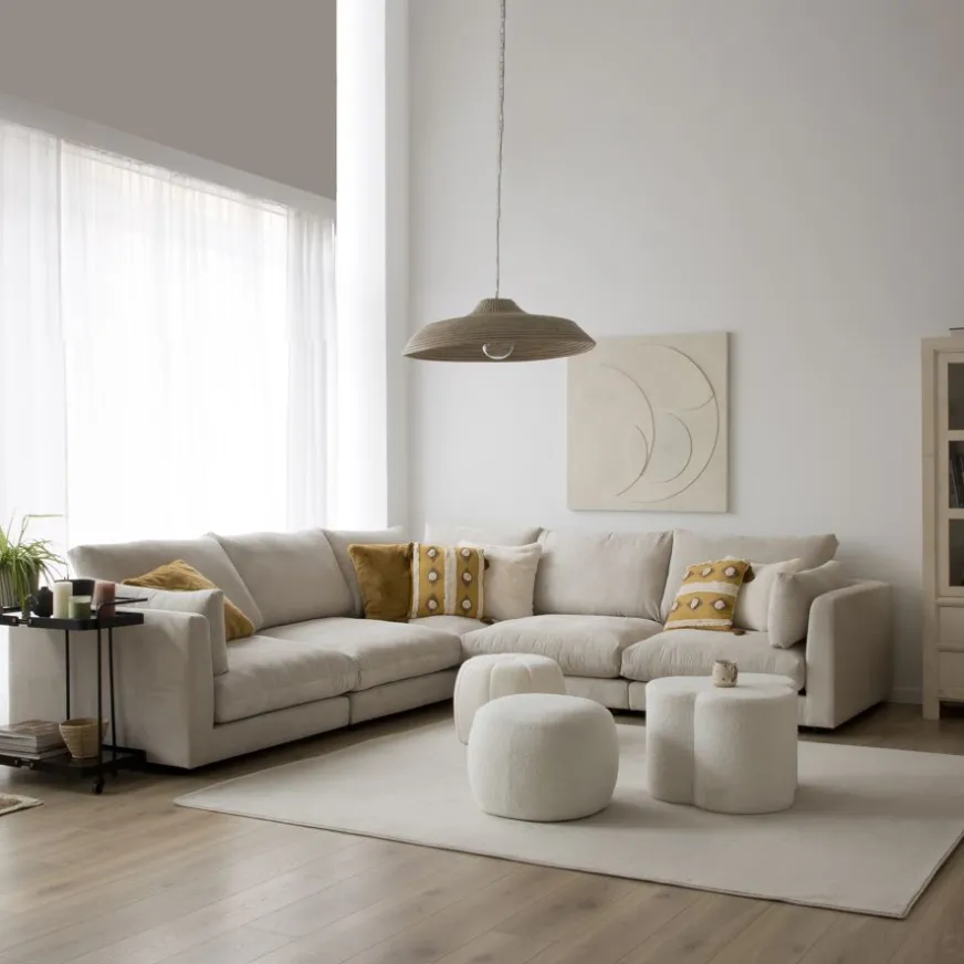 Banak Tokio Canapé d'angle grand 5 places