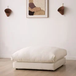 Banak Tokio Pouf carre tapissé