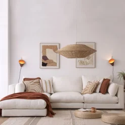 Banak Tokio Pouf carre tapissé