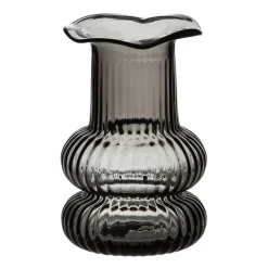 Banak Toko Vase gris en verre décoratif