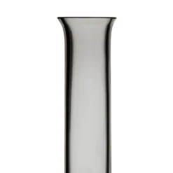 Banak Ton Vase gris en verre décoratif