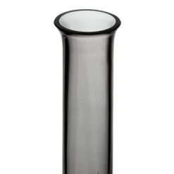 Banak Ton Vase gris en verre décoratif