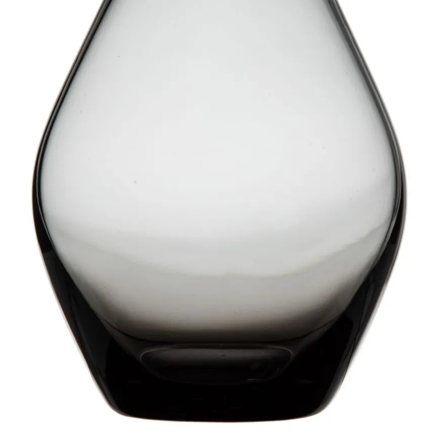 Banak Ton Vase gris en verre décoratif