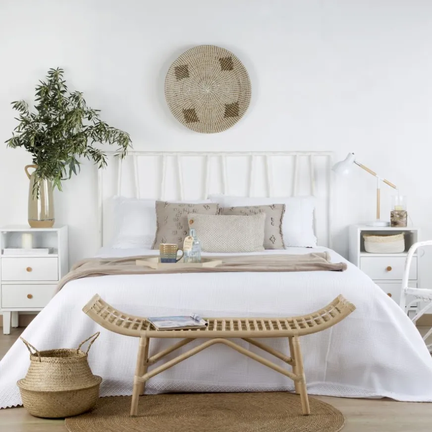 Banak Tunez Banc rotin naturel