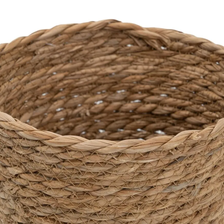 Banak Tusa Ensemble de 3 paniers en fibre naturelle