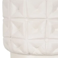 Banak Vasas Vase en céramique blanc