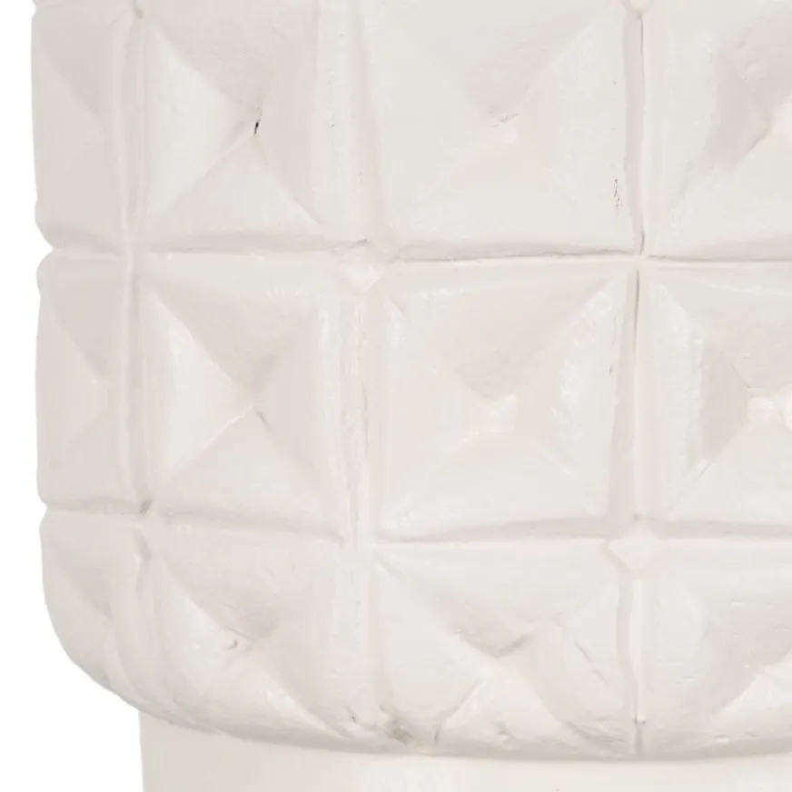 Banak Vasas Vase en céramique blanc