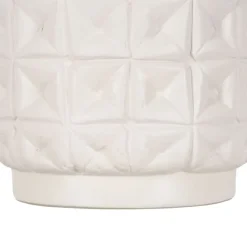 Banak Vasas Vase en céramique blanc