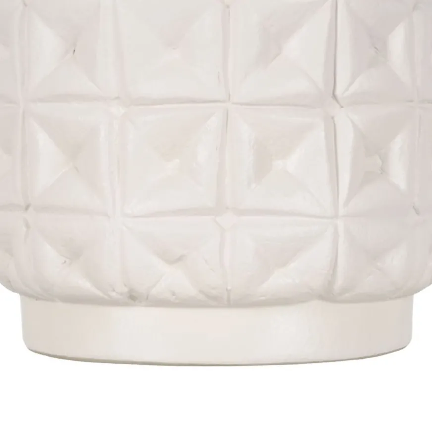 Banak Vasas Vase en céramique blanc