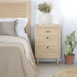 Banak Venice Table de nuit en bois