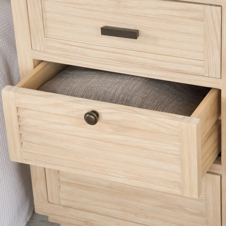 Banak Venice Table de nuit en bois