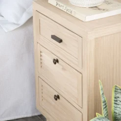 Banak Venice Table de nuit en bois