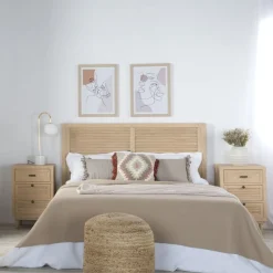 Banak Venise Tête de lit en bois pour lit de 150 et 160