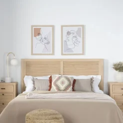 Banak Venise Tête de lit en bois pour lit de 150 et 160